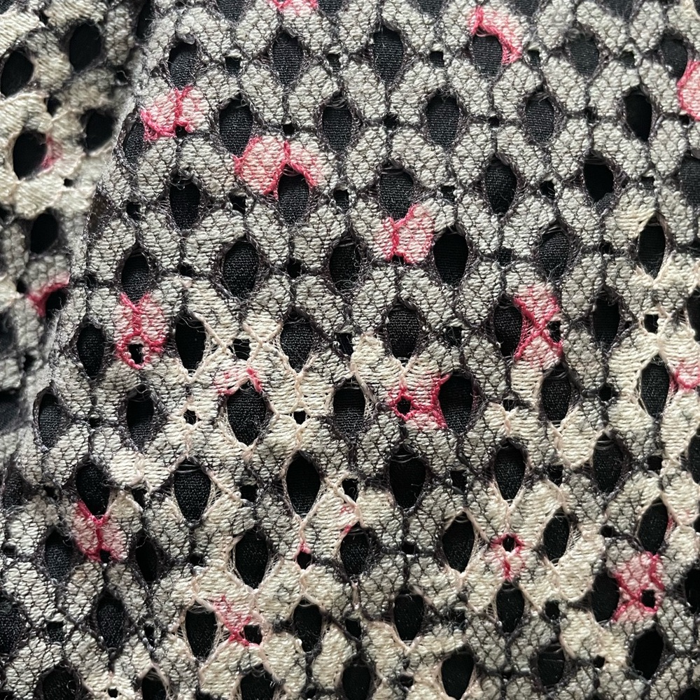 MUSE COUTURE Black and Pink Patterned Dress - Picture 7 of 7